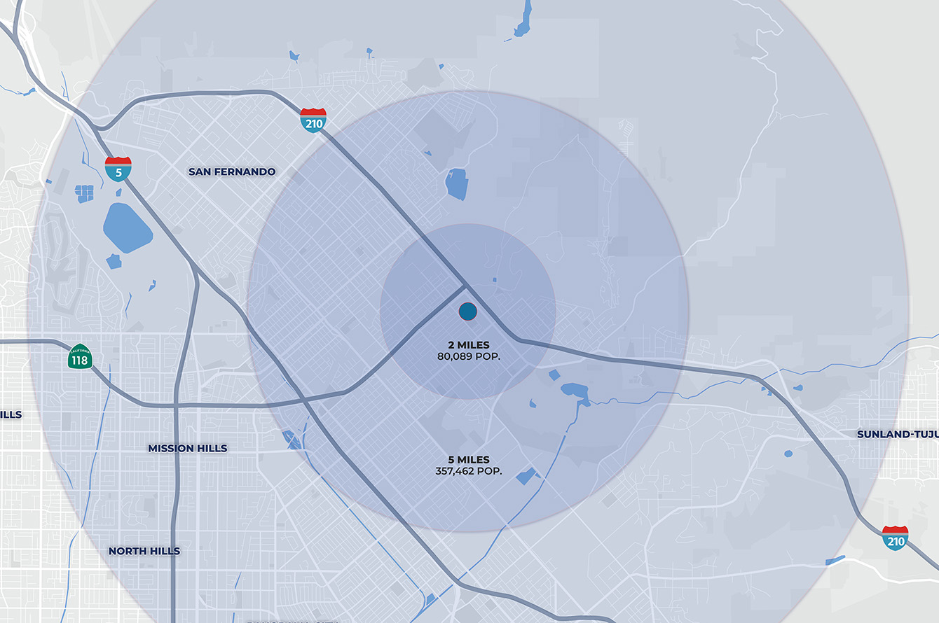 Foothill Point - Demographics Map